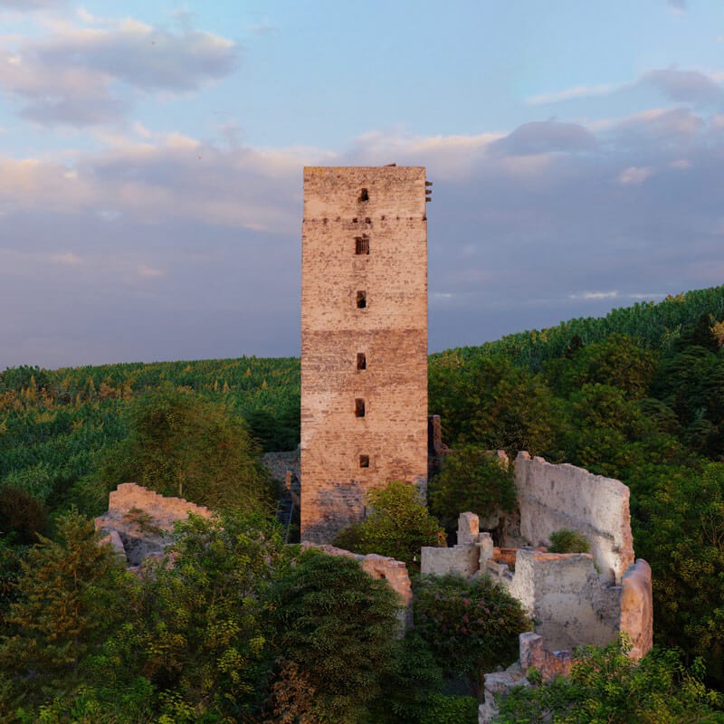 Ruine Schauenstein Rendering