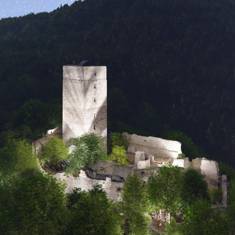 Ruine Schauenstein Rendering